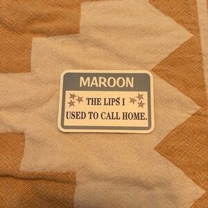 Taylor Swift maroon lyrics sticker